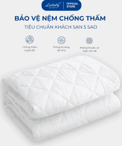 Bảo vệ nệm chống thấm | Tấm trải chống thấm | tấm trải bảo vệ nệm | Lullaby Bedding