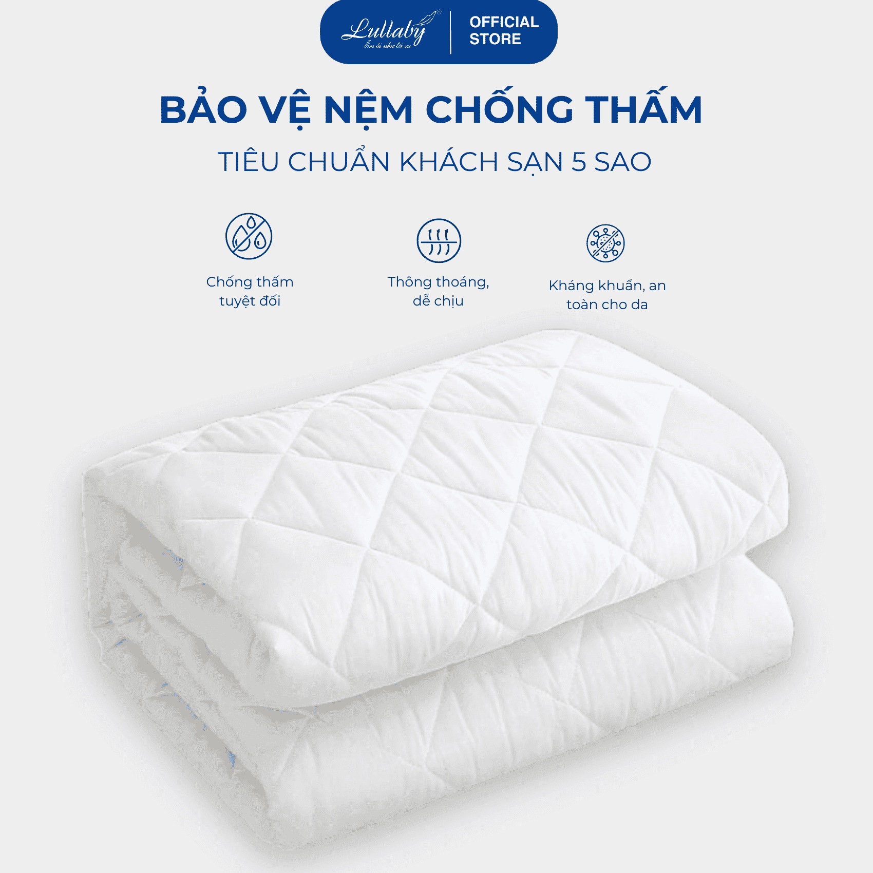 Bảo vệ nệm chống thấm | Tấm trải chống thấm | tấm trải bảo vệ nệm | Lullaby Bedding Bảo vệ nệm chống thấm | Tấm trải chống thấm | tấm trải bảo vệ nệm | Lullaby Bedding