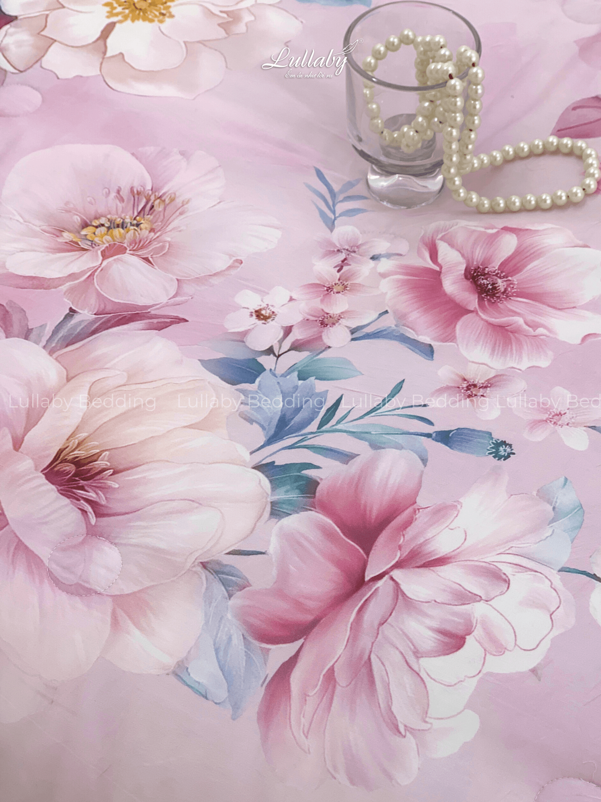 Bộ chăn ga gối Tencel 60S Mộng hồng | Lullaby Bedding | Chăn ga gối Tencel | Tencel 60S Bộ chăn ga gối Tencel 60S Mộng hồng | Lullaby Bedding | Chăn ga gối Tencel | Tencel 60S
