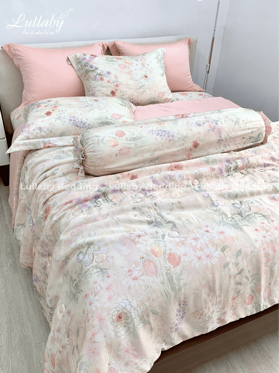 Chăn ga gối Tencel 60S Hoa Dại| Lullaby Bedding Chăn ga gối Tencel 60S Hoa Dại| Lullaby Bedding