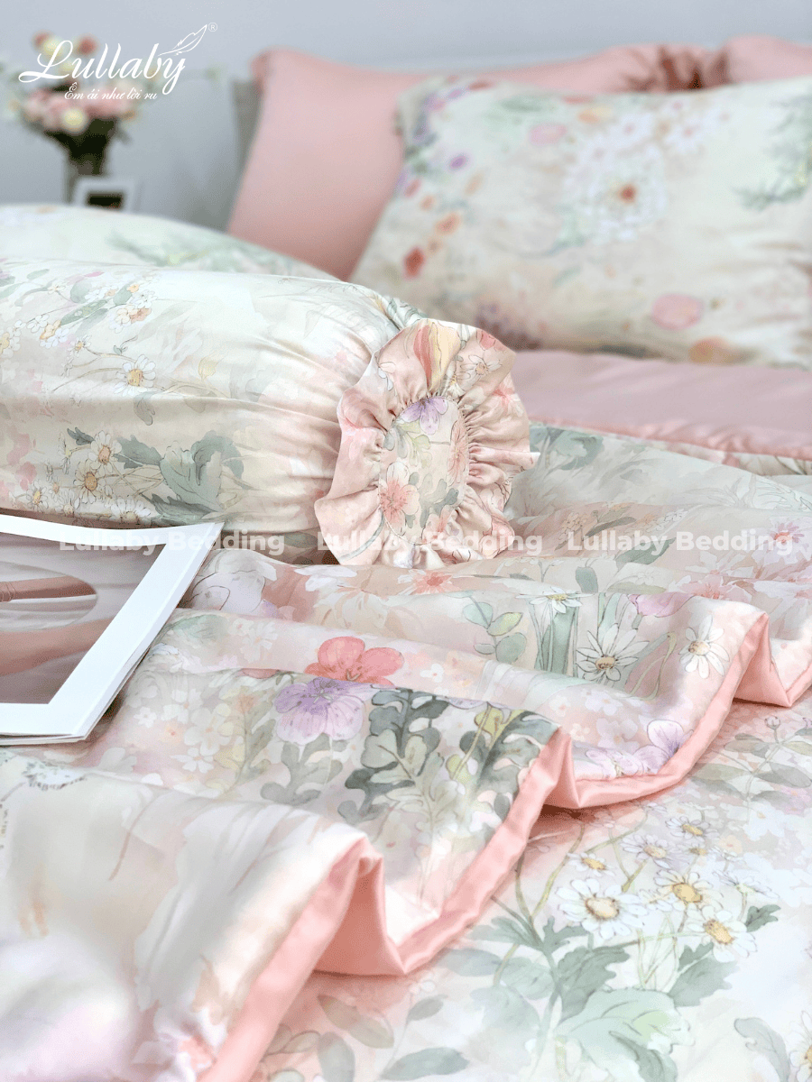 Chăn ga gối Tencel 60S Hoa Dại| Lullaby Bedding Chăn ga gối Tencel 60S Hoa Dại| Lullaby Bedding