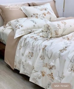 Chăn ga gối Tencel 60S Hoa Mơ | Lullaby Bedding