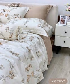 Chăn ga gối Tencel 60S Hoa Mơ | Lullaby Bedding