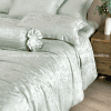 Chăn ga gối Tencel dệt kim - Green Flower| Lullaby Bedding