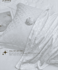 Chăn ga gối Tencel dệt kim - Pure White | Lullaby Bedding