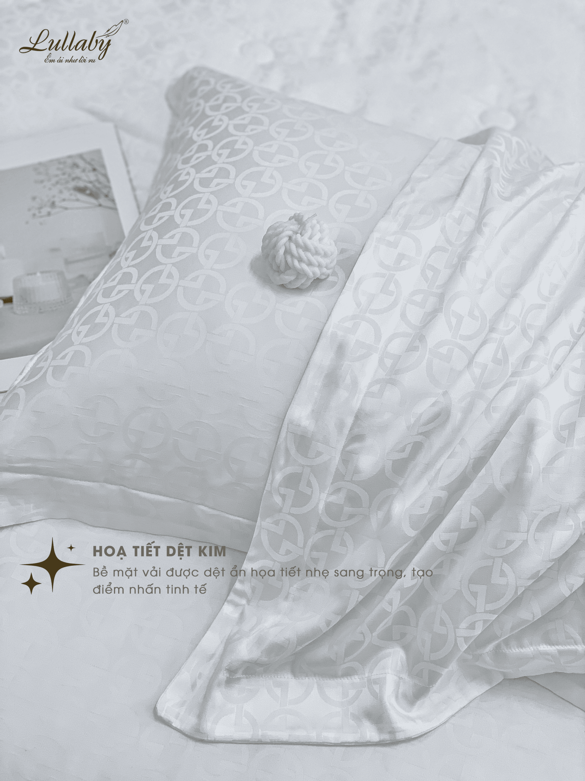Chăn ga gối Tencel dệt kim - Pure White | Lullaby Bedding Chăn ga gối Tencel dệt kim - Pure White | Lullaby Bedding