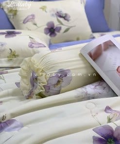 Chăn ga gối Tencel 60S Hoa Clematis | Lullaby Bedding
