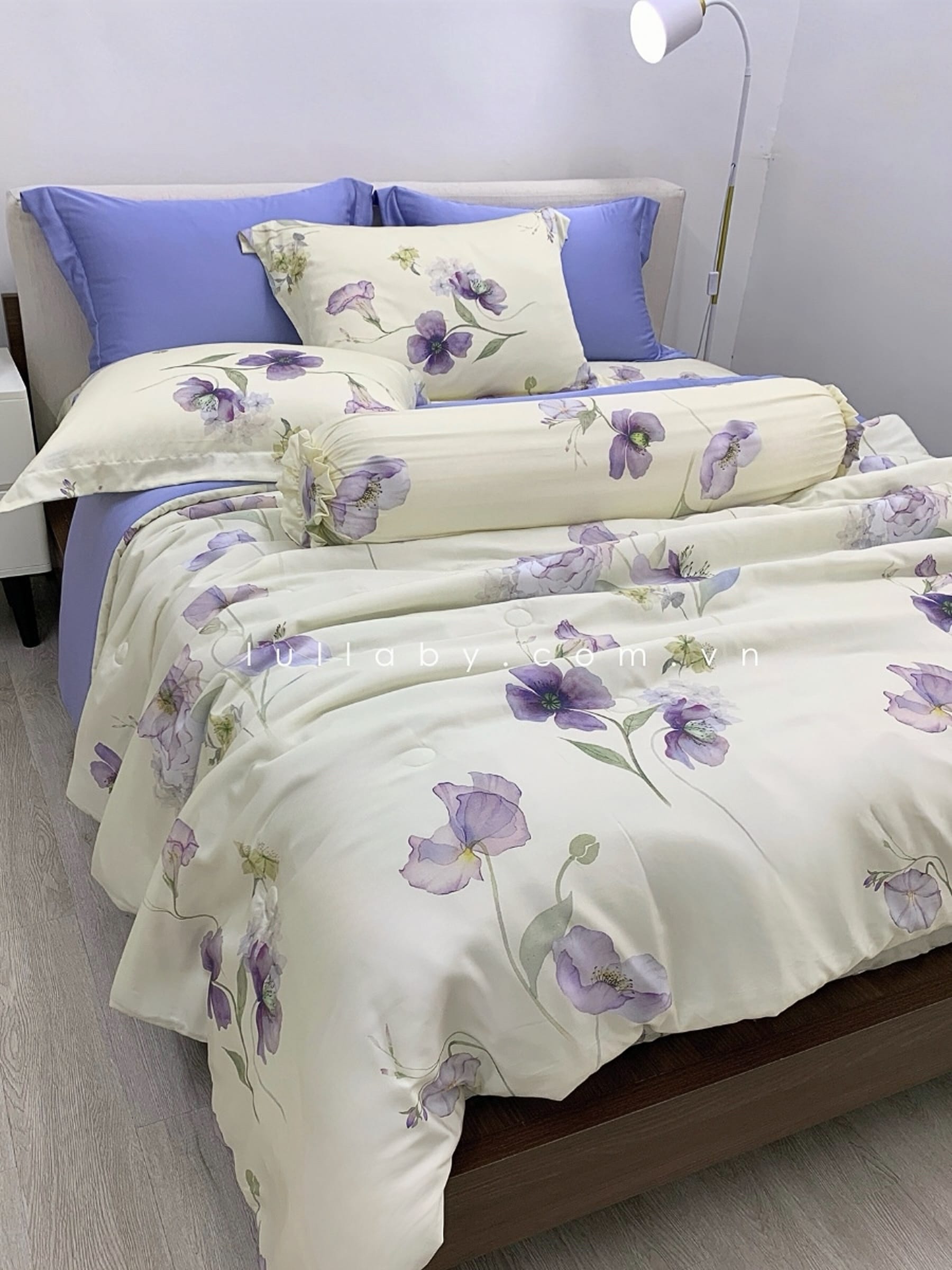 Chăn ga gối Tencel 60S Hoa Clematis | Lullaby Bedding Chăn ga gối Tencel 60S Hoa Clematis | Lullaby Bedding