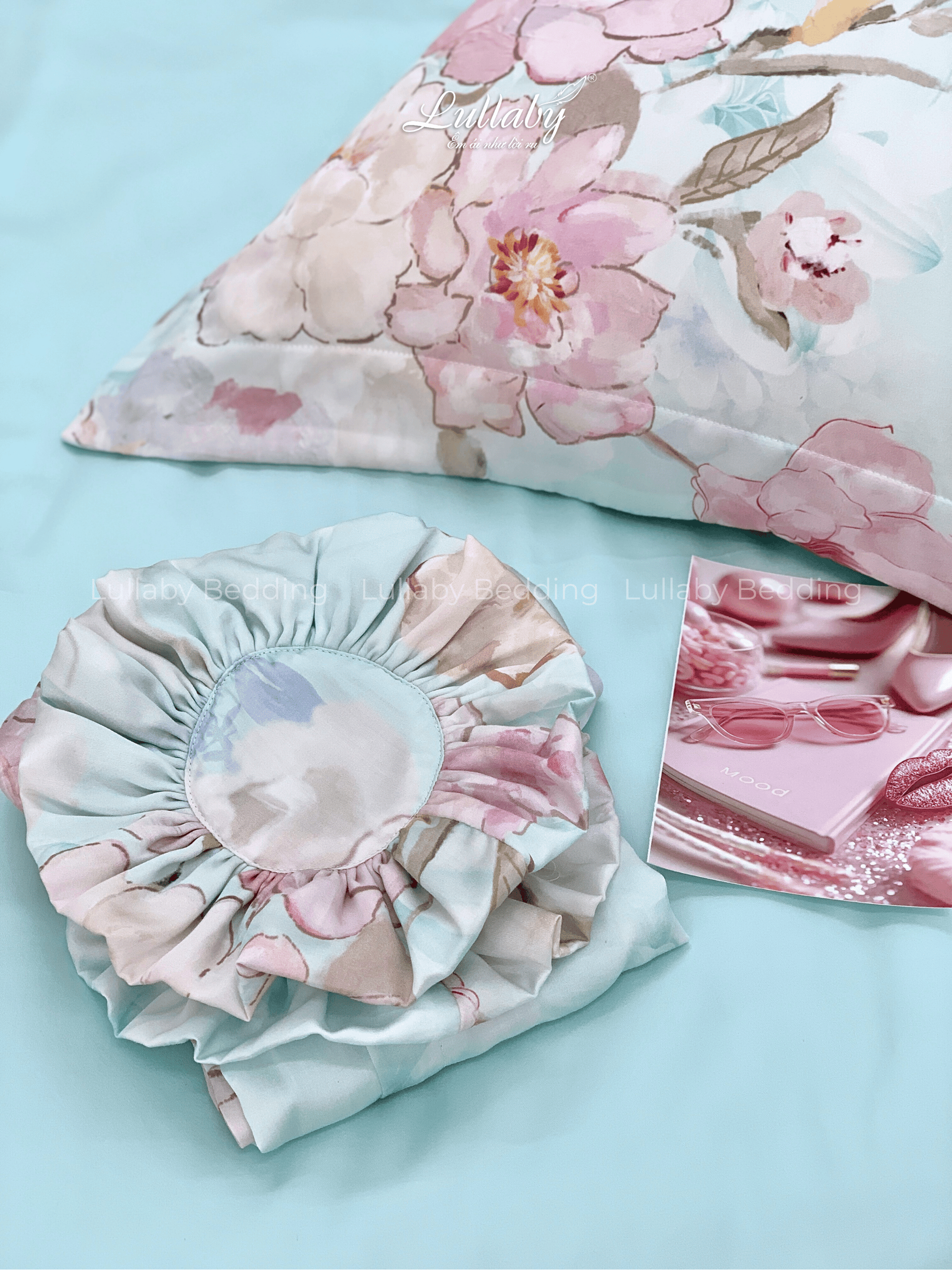 Chăn ga gối Tencel 60S Hoa Ban | Lullaby Bedding Chăn ga gối Tencel 60S Hoa Ban | Lullaby Bedding