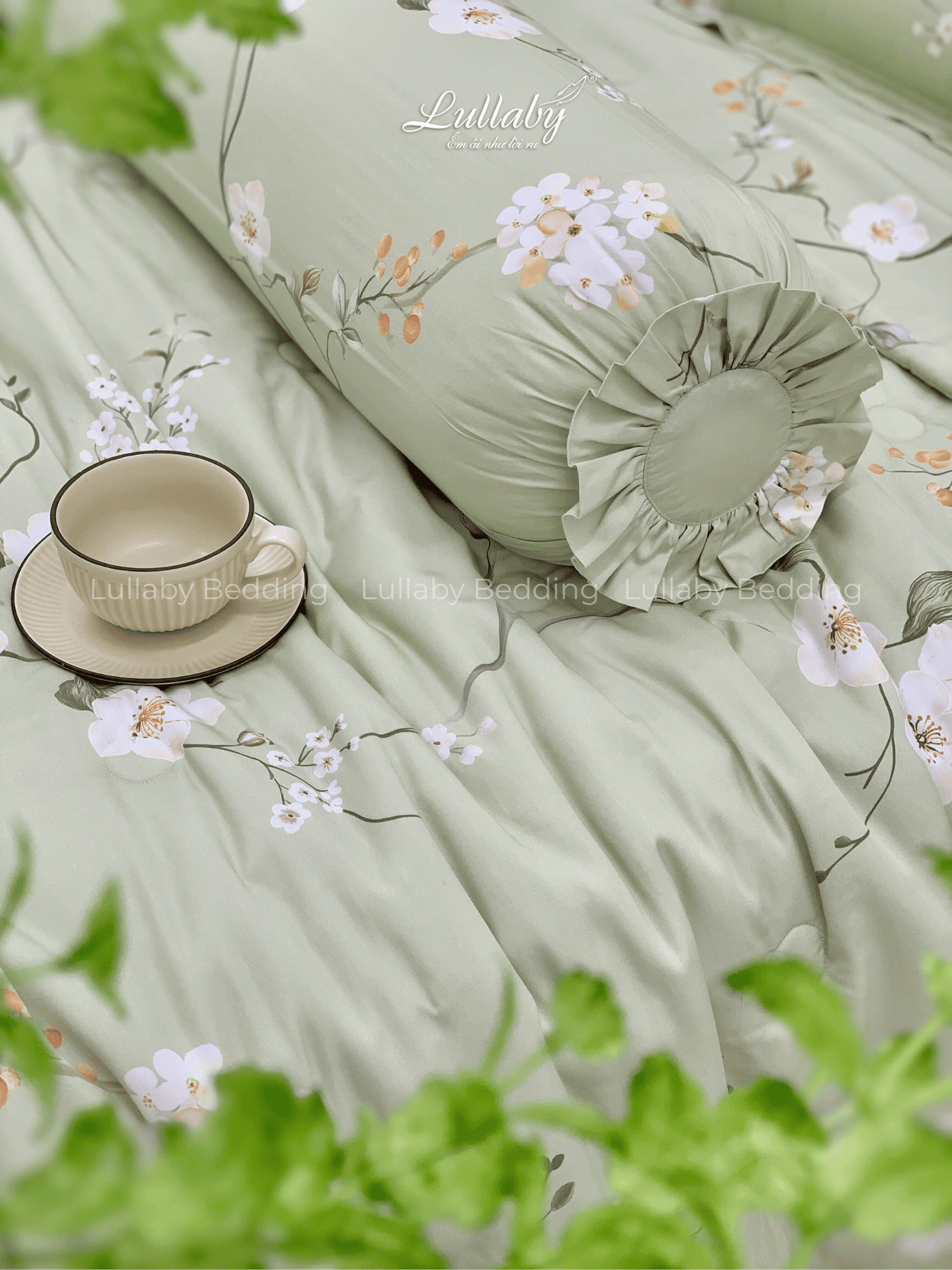 Chăn ga gối Tencel 40S Chồi Biếc | Lullaby Bedding Chăn ga gối Tencel 40S Chồi Biếc | Lullaby Bedding