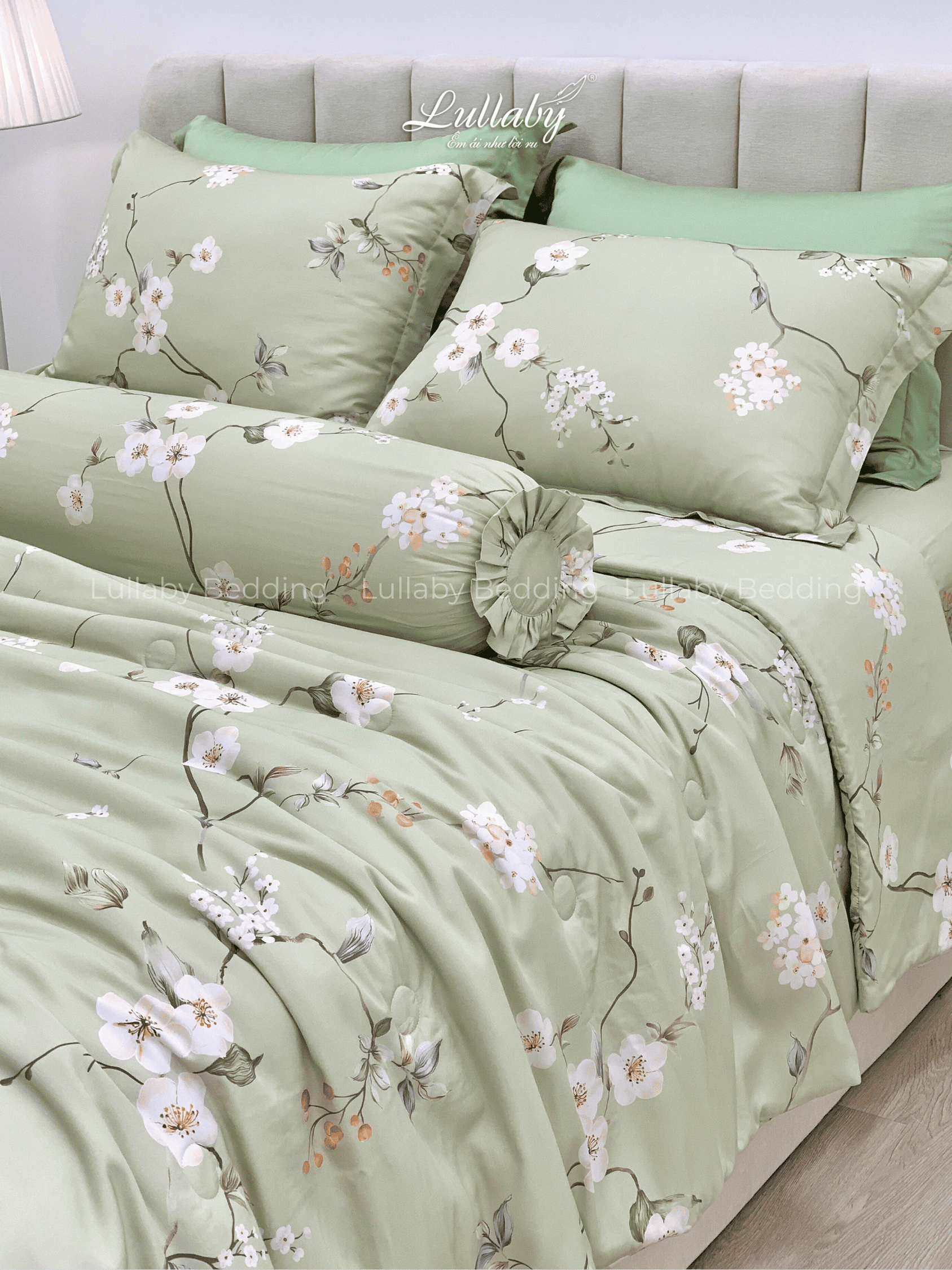 Chăn ga gối Tencel 40S Chồi Biếc | Lullaby Bedding Chăn ga gối Tencel 40S Chồi Biếc | Lullaby Bedding
