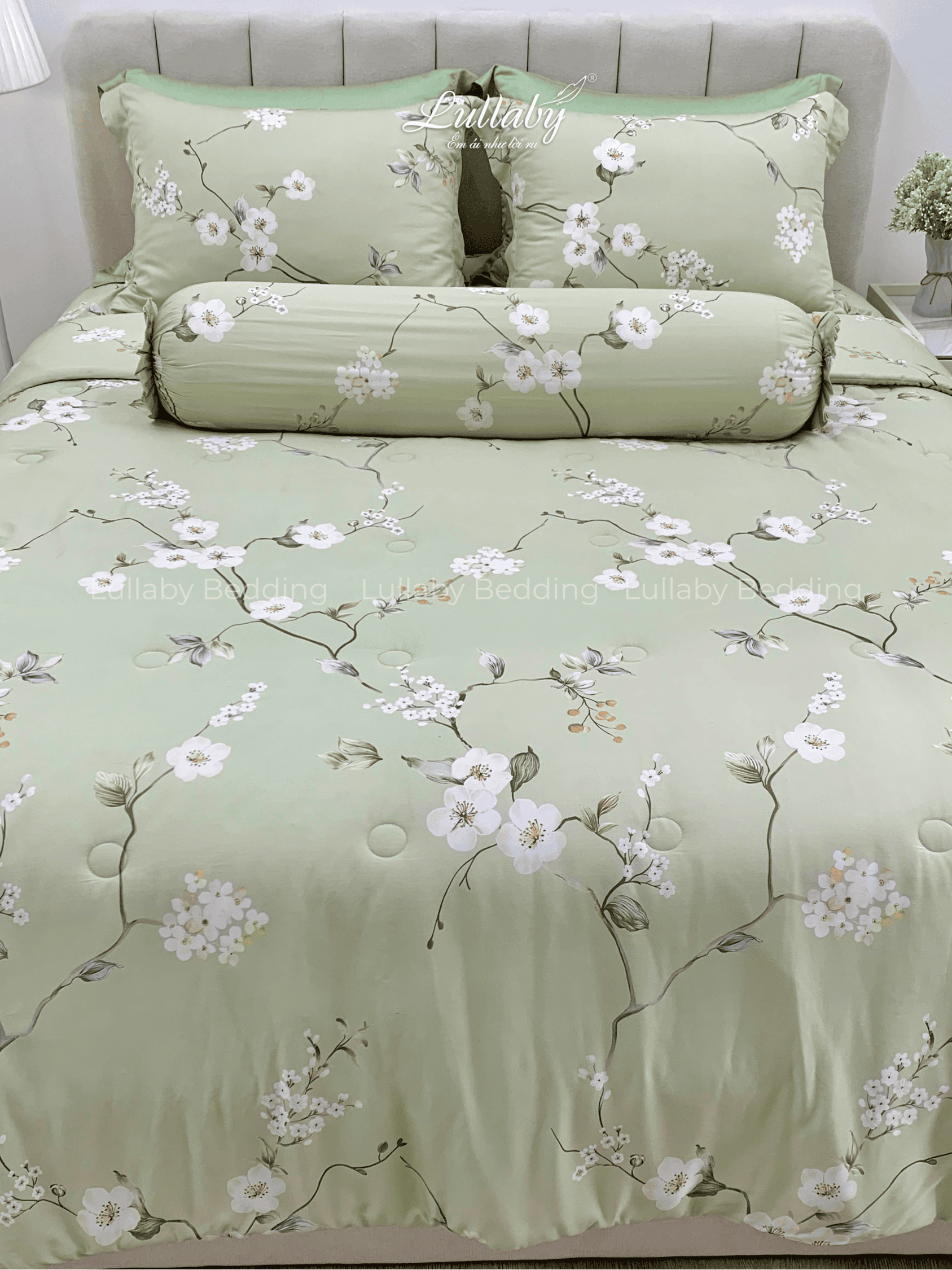 Chăn ga gối Tencel 40S Chồi Biếc | Lullaby Bedding Chăn ga gối Tencel 40S Chồi Biếc | Lullaby Bedding