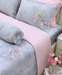 Chăn ga gối Tencel 60S Vườn hồng | Lullaby Bedding | Chăn ga gối đệm Lullaby | Chăn ga gối Tencel | Chăn ga gối cao cấp