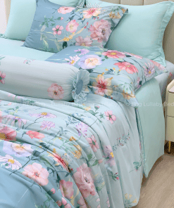 Chăn ga gối Tencel 60S Hoa trong gió | Lullaby Bedding | Chăn ga gối đệm Lullaby | Chăn ga gối Tencel | Chăn ga gối cao cấp