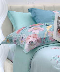 Chăn ga gối Tencel 60S Hoa trong gió | Lullaby Bedding | Chăn ga gối đệm Lullaby | Chăn ga gối Tencel | Chăn ga gối cao cấp