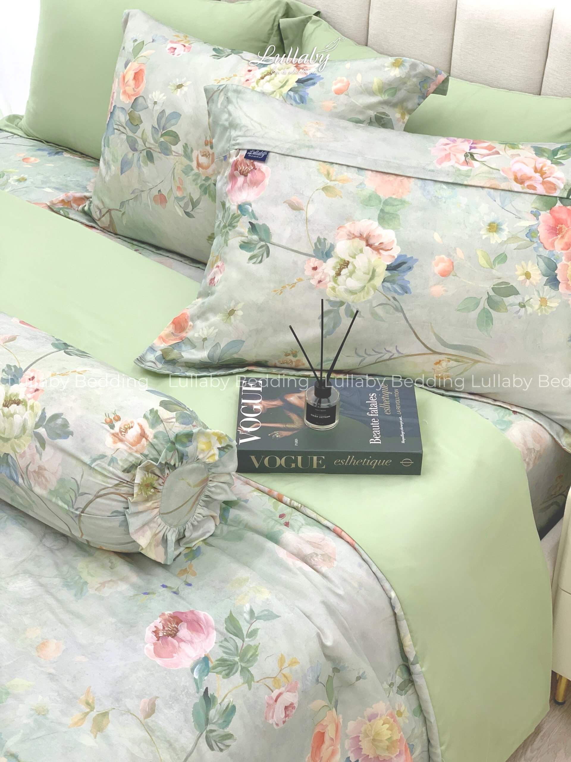 Chăn ga gối Tencel 60S Dreamy Garden| Lullaby Bedding | Chăn ga gối đệm Lullaby | Chăn ga gối Tencel | Chăn ga gối cao cấp Chăn ga gối Tencel 60S Dreamy Garden| Lullaby Bedding | Chăn ga gối đệm Lullaby | Chăn ga gối Tencel | Chăn ga gối cao cấp
