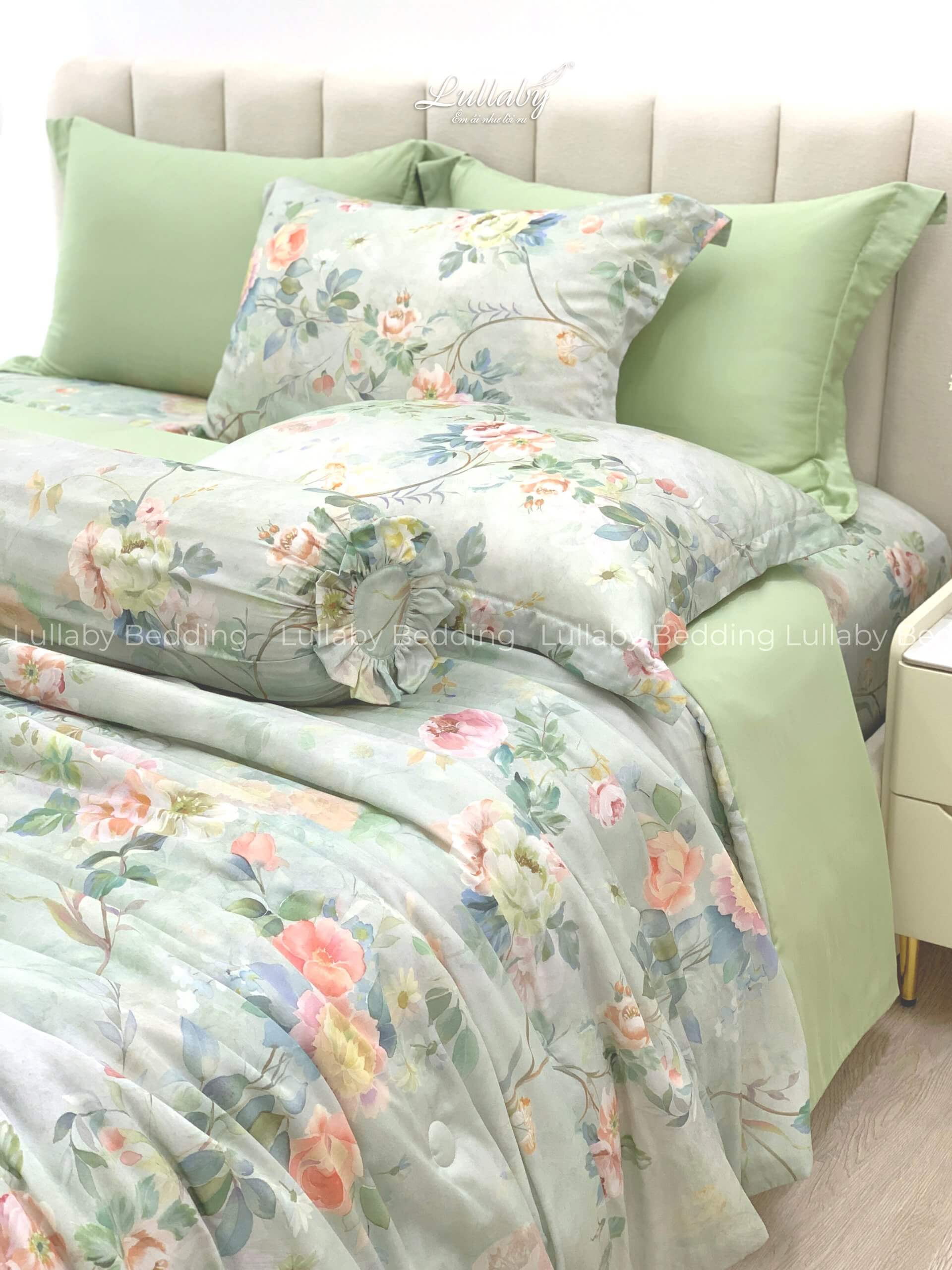 Chăn ga gối Tencel 60S Dreamy Garden| Lullaby Bedding | Chăn ga gối đệm Lullaby | Chăn ga gối Tencel | Chăn ga gối cao cấp Chăn ga gối Tencel 60S Dreamy Garden| Lullaby Bedding | Chăn ga gối đệm Lullaby | Chăn ga gối Tencel | Chăn ga gối cao cấp