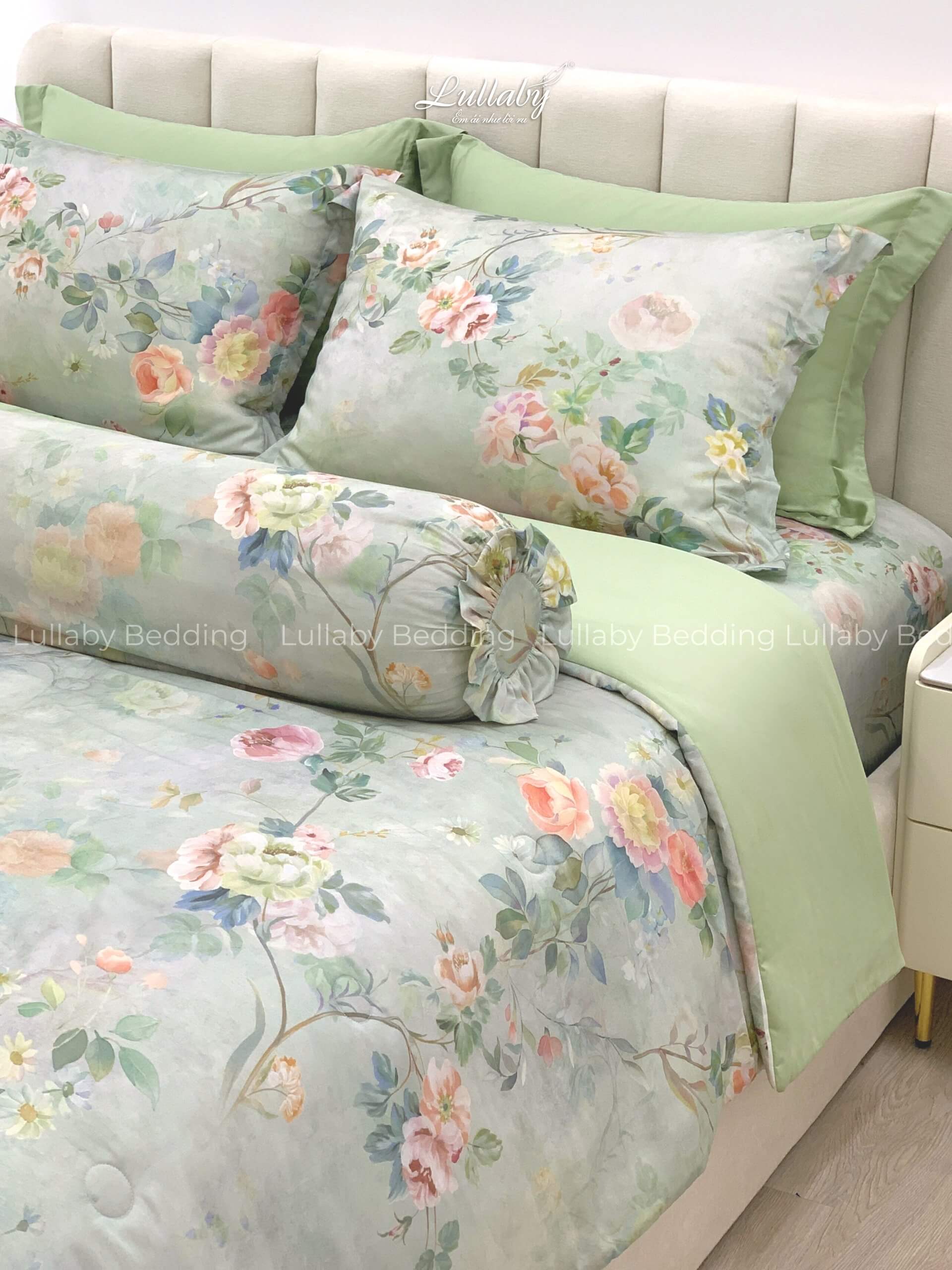 Chăn ga gối Tencel 60S Dreamy Garden| Lullaby Bedding | Chăn ga gối đệm Lullaby | Chăn ga gối Tencel | Chăn ga gối cao cấp Chăn ga gối Tencel 60S Dreamy Garden| Lullaby Bedding | Chăn ga gối đệm Lullaby | Chăn ga gối Tencel | Chăn ga gối cao cấp