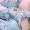 Chăn ga gối Tencel 60S Hoa xuân lam | Lullaby Bedding | Chăn ga gối đệm Lullaby | Chăn ga gối Tencel | Chăn ga gối cao cấp