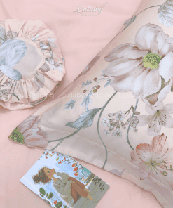 Chăn ga gối Tencel 60S hoa anh đào| Lullaby Bedding | Chăn ga gối đệm Lullaby | Chăn ga gối Tencel | Chăn ga gối cao cấp