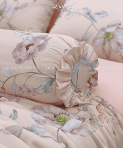 Chăn ga gối Tencel 60S hoa anh đào| Lullaby Bedding | Chăn ga gối đệm Lullaby | Chăn ga gối Tencel | Chăn ga gối cao cấp