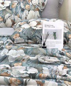 Bộ chăn ga gối Tencel 60S Bạch Mẫu Đơn | Lullaby Bedding | Chăn ga gối Tencel | Tencel 60S