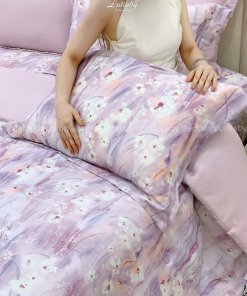 Bộ chăn ga gối Tencel 60S Cánh đồng tuyết | Lullaby Bedding | Chăn ga gối Tencel | Tencel 60S
