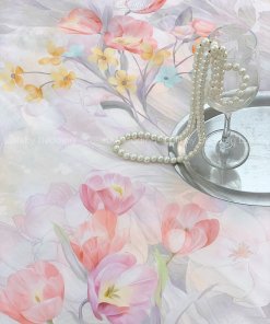 Bộ chăn ga gối Tencel 60S Hoa Tulip | Lullaby Bedding | Chăn ga gối Tencel | Tencel 60S