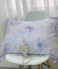 Bộ chăn ga gối Tencel 60S Khu vườn tím | Lullaby Bedding | Chăn ga gối Tencel | Tencel 60S