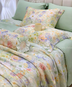 Bộ chăn ga gối Tencel 60S Daisy | Lullaby Bedding | Chăn ga gối Tencel | Tencel 60S